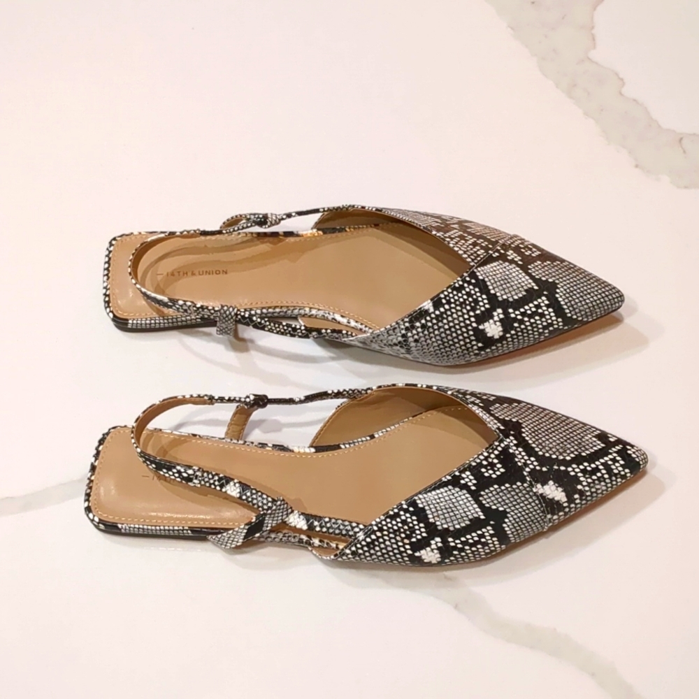 Snake Skin Flats